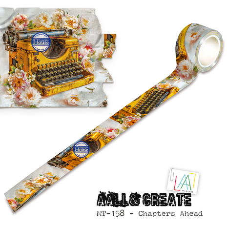 AALL and Create Layer it Up! Washi Tape 25mm Chapters Ahead (AALL-MT-158) AALL and Create Layer it Up! Washi Tape 25mm Chapters Ahead (AALL-MT-158)