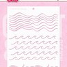Craft & You Masking Stencil Waves (SC022) Craft & You Masking Stencil Waves (SC022)