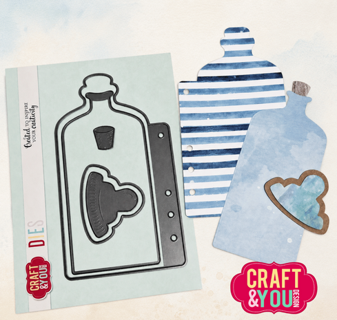 Craft & You Dies Bottle Journal Base (CW410)
