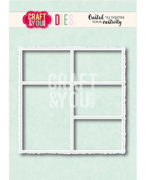 Craft & You Dies Layout Old Frame (CW414) Craft & You Dies Layout Old Frame (CW414)