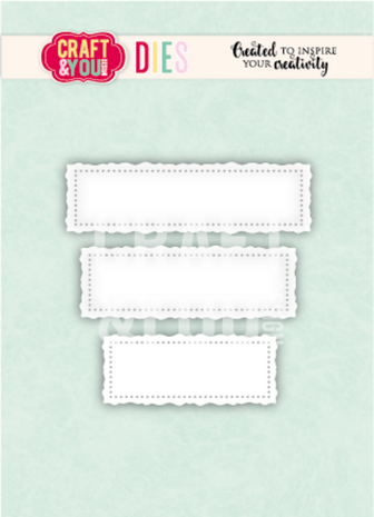 Craft & You Dies Banners Old Frame (CW415)