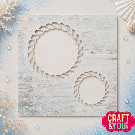 Craft & You Dies Rope Frames (CW419) Craft & You Dies Rope Frames (CW419)