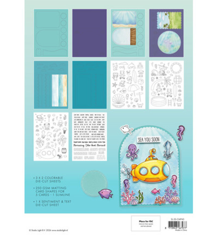 Studio Light Sweet Stories A4 Card Making Pad (SL-SS-CMP43) Studio Light Sweet Stories A4 Card Making Pad (SL-SS-CMP43)