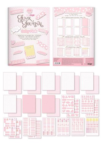 Papers For You Basic Pink A4 Junk Journal (PFY-16342) Papers For You Basic Pink A4 Junk Journal (PFY-16342)
