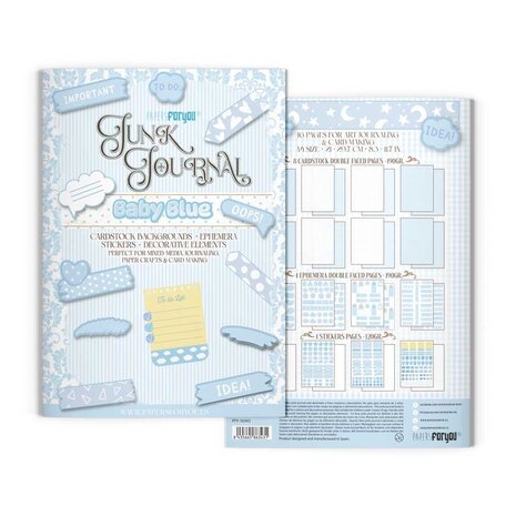 Papers For You Basic Blue A4 Junk Journal (PFY-16343)