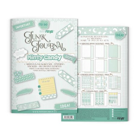 Papers For You Basic Mint A4 Junk Journal (PFY-16344)