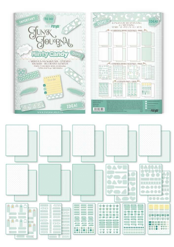 Papers For You Basic Mint A4 Junk Journal (PFY-16344)