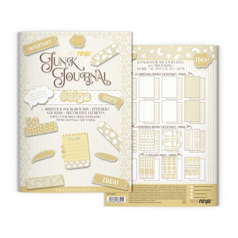Papers For You Basic Beige A4 Junk Journal (PFY-16345) Papers For You Basic Beige A4 Junk Journal (PFY-16345)