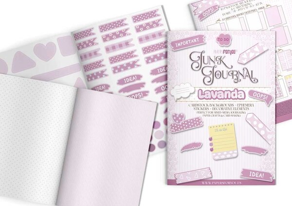 Papers For You Basic Lavander A4 Junk Journal (PFY-16346) Papers For You Basic Lavander A4 Junk Journal (PFY-16346)