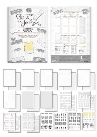 Papers For You Basic Grey A4 Junk Journal (PFY-16347) Papers For You Basic Grey A4 Junk Journal (PFY-16347)