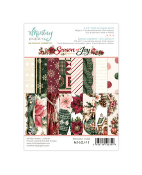 Mintay Season of Joy 6x8 Inch AddOn Paper Pad (MT-SOJ-11) Mintay Season of Joy 6x8 Inch AddOn Paper Pad (MT-SOJ-11)