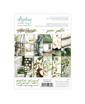 Mintay Art Journal Green Gables 6x8 Inch Paper Pad (MT-ART-P10) Mintay Art Journal Green Gables 6x8 Inch Paper Pad (MT-ART-P10)