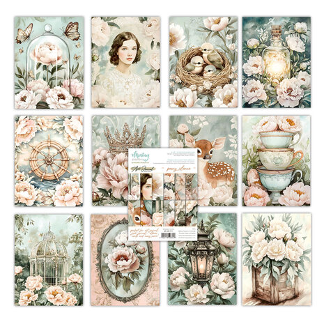Mintay Art Journal Peony Silence 6x8 Inch Paper Pad (MT-ART-P11)