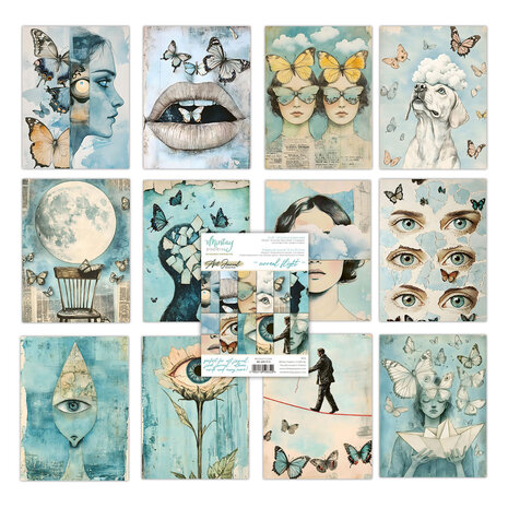 Mintay Art Journal Surreal Flight 6x8 Inch Paper Pad (MT-ART-P12)