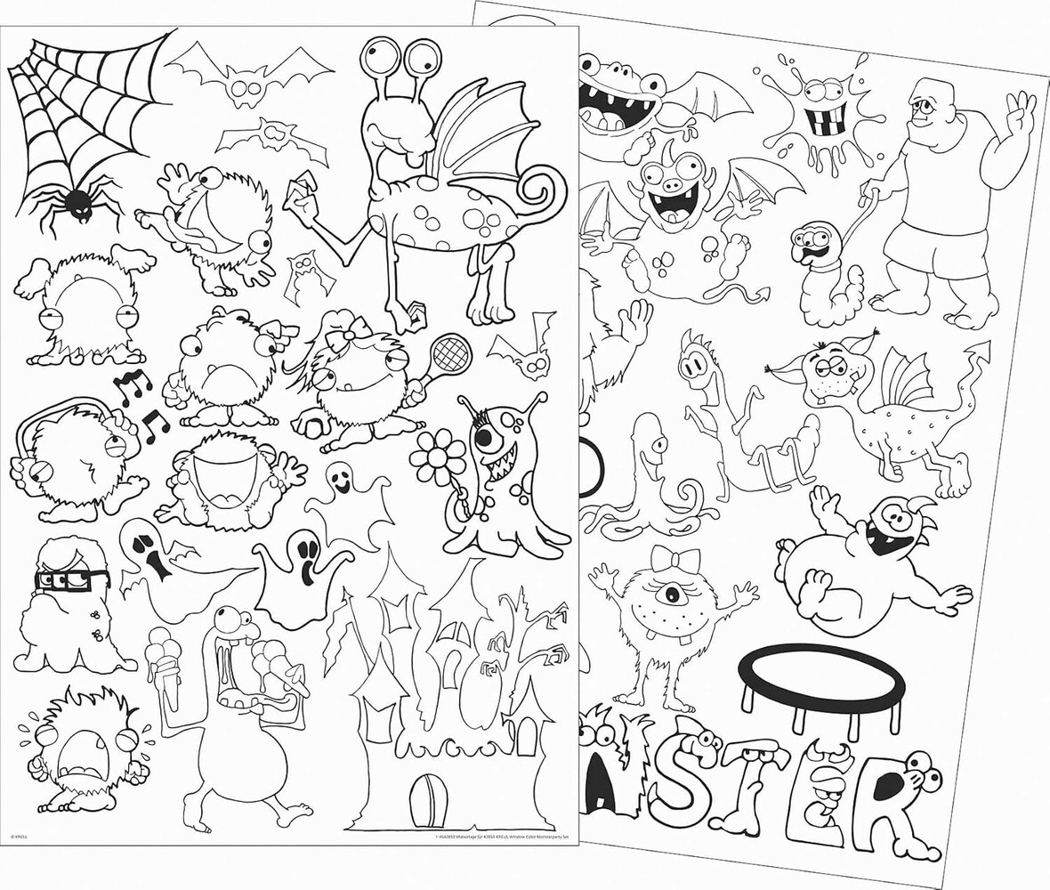 KREUL Window Color Set Monster Party (42850) KREUL Window Color Set Monster Party (42850)