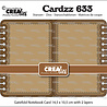 Crealies Cardzz Dies Gatefold Notebook Card Rechthoek (CLCZ633)