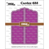 Crealies Cardzz Dies Gatefold Card Paneel A (CLCZ635)