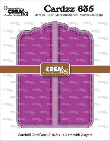 Crealies Cardzz Dies Gatefold Card Paneel A (CLCZ635)