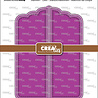Crealies Cardzz Dies Gatefold Card Paneel A (CLCZ635)