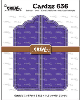 Crealies Cardzz Dies Gatefold Card Paneel B (CLCZ636)