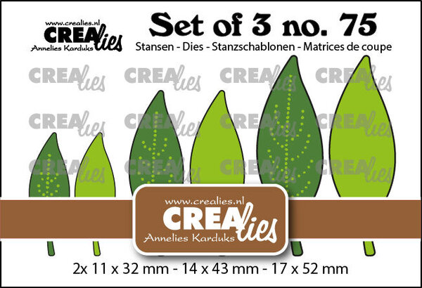 Crealies Set Dies Dichte Bladeren (CLSet75) Crealies Set Dies Dichte Bladeren (CLSet75)