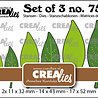 Crealies Set Dies Dichte Bladeren Spiegelbeeld (CLSet75a)