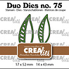 Crealies Duo Dies Open Blaadjes (CLDD75)