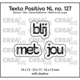 Crealies Texto Positivo Dies Blij Met Jou (POSNL127)