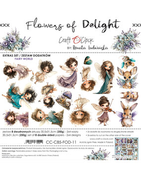 Craft O'Clock PRE-ORDER Flowers of Delight Extras Set Fairy World (CC-C85-FOD-11)