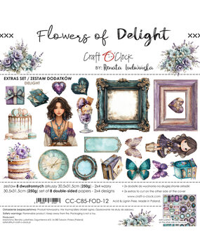 Craft O'Clock PRE-ORDER Flowers of Delight Extras Set Delight (CC-C85-FOD-12)