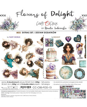 Craft O'Clock Flowers of Delight Extras Set Mix (CC-C85-FOD-13) Craft O'Clock Flowers of Delight Extras Set Mix (CC-C85-FOD-13)
