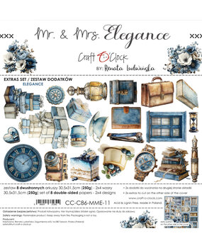 Craft O'Clock PRE-ORDER Mr. & Mrs. Elegance Extras Set Elegance (CC-C86-MME-11) Craft O'Clock PRE-ORDER Mr. & Mrs. Elegance Extras Set Elegance (CC-C86-MME-11)
