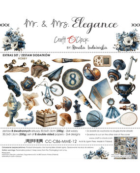 Craft O'Clock PRE-ORDER Mr. & Mrs. Elegance Extras Set Hobby (CC-C86-MME-12) Craft O'Clock PRE-ORDER Mr. & Mrs. Elegance Extras Set Hobby (CC-C86-MME-12)