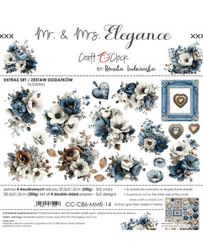 Craft O'Clock PRE-ORDER Mr. & Mrs. Elegance Extras Set Flowers (CC-C86-MME-14)