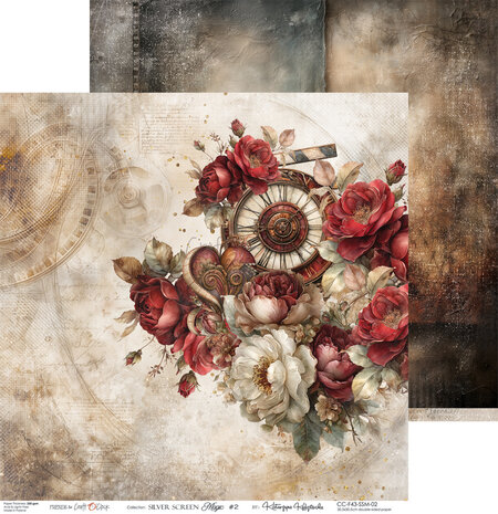 Craft O'Clock Silver Screen Magic 8x8 Inch Paper Set (CC-F43-SSM-07)