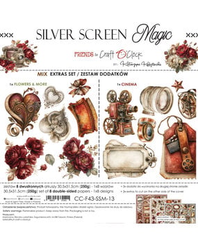 Craft O'Clock PRE-ORDER Silver Screen Magic Extras Set Mix (CC-F43-SSM-13)
