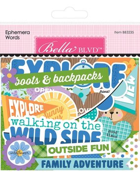 Bella BLVD Adventure Awaits Ephemera Words (BB3235) Bella BLVD Adventure Awaits Ephemera Words (BB3235)