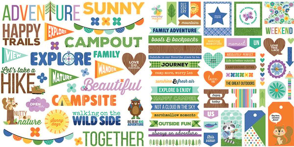 Bella BLVD Adventure Awaits Ephemera Words (BB3235) Bella BLVD Adventure Awaits Ephemera Words (BB3235)