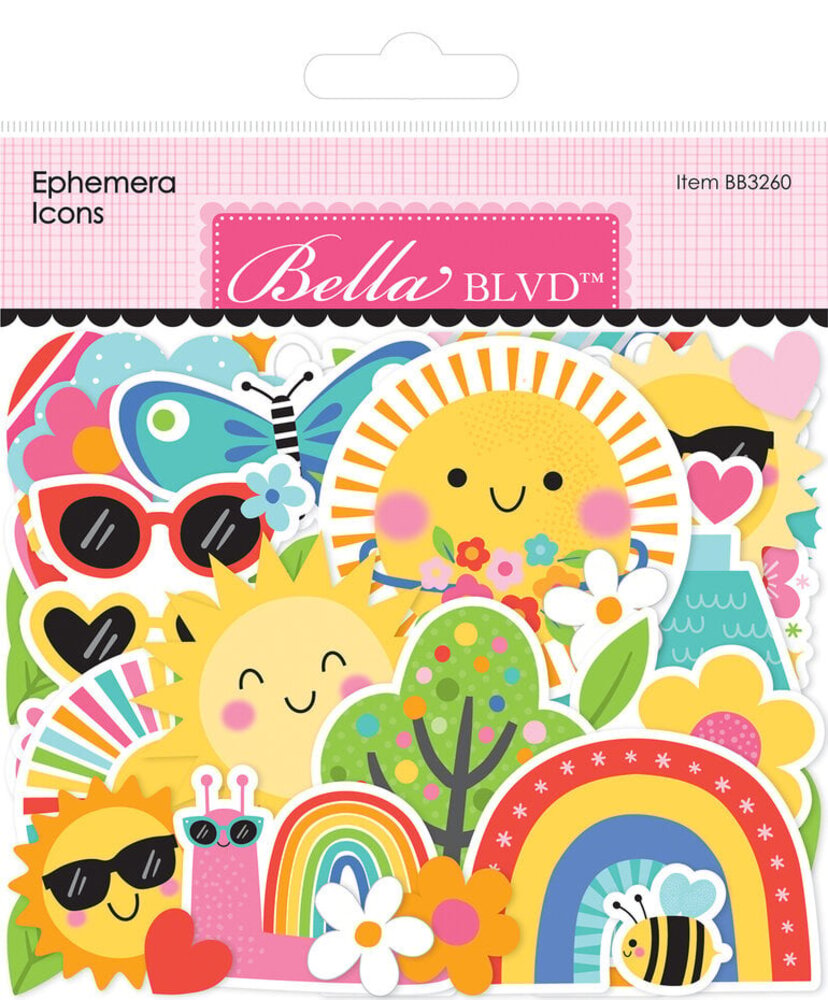 Bella BLVD Walking on Sunshine Ephemera Icons (BB3260)