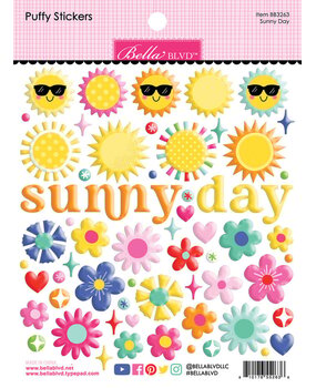 Bella BLVD Walking on Sunshine Puffy Stickers Sunny Day (BB3263) Bella BLVD Walking on Sunshine Puffy Stickers Sunny Day (BB3263)