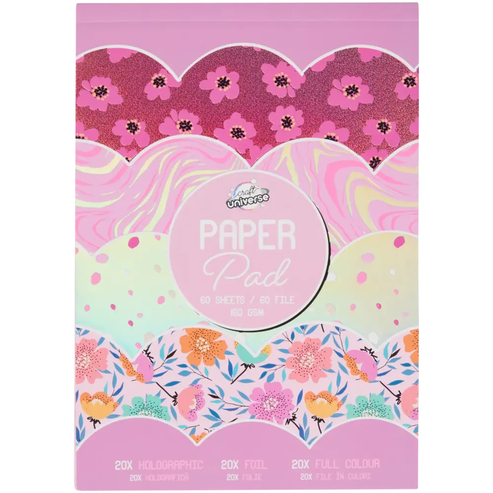 Craft Universe Pink Summer A5 Paper Pad (3206098) Craft Universe Pink Summer A5 Paper Pad (3206098)