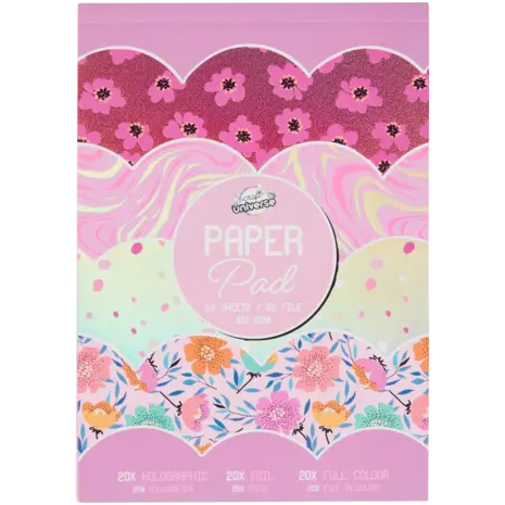 Craft Universe Pink Summer A5 Paper Pad (3206098) Craft Universe Pink Summer A5 Paper Pad (3206098)