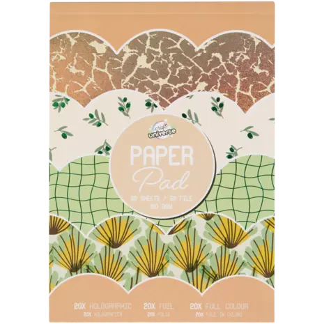 Craft Universe Gold Summer A5 Paper Pad (3206098) Craft Universe Gold Summer A5 Paper Pad (3206098)