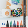 Edding e-4200 Porcelain Brush Pen Set Lively (6pcs) (4-4200-6000) Edding e-4200 Porcelain Brush Pen Set Lively (6pcs) (4-4200-6000)