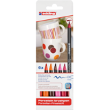 Edding e-4200 Porcelain Brush Pen Set Warm (6pcs) (4-4200-6999)