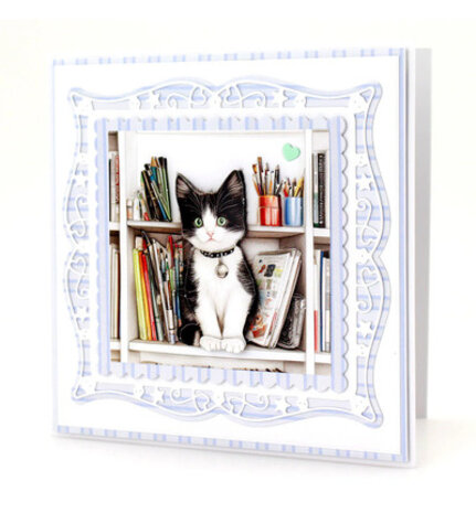 Katy Sue Crafty Kittens Die Cut Topper & Decoupage Collection (11-DCD7002) Katy Sue Crafty Kittens Die Cut Topper & Decoupage Collection (11-DCD7002)