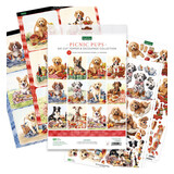 Katy Sue Picnic Pups Die Cut Topper & Decoupage Collection (7-10084PUP)