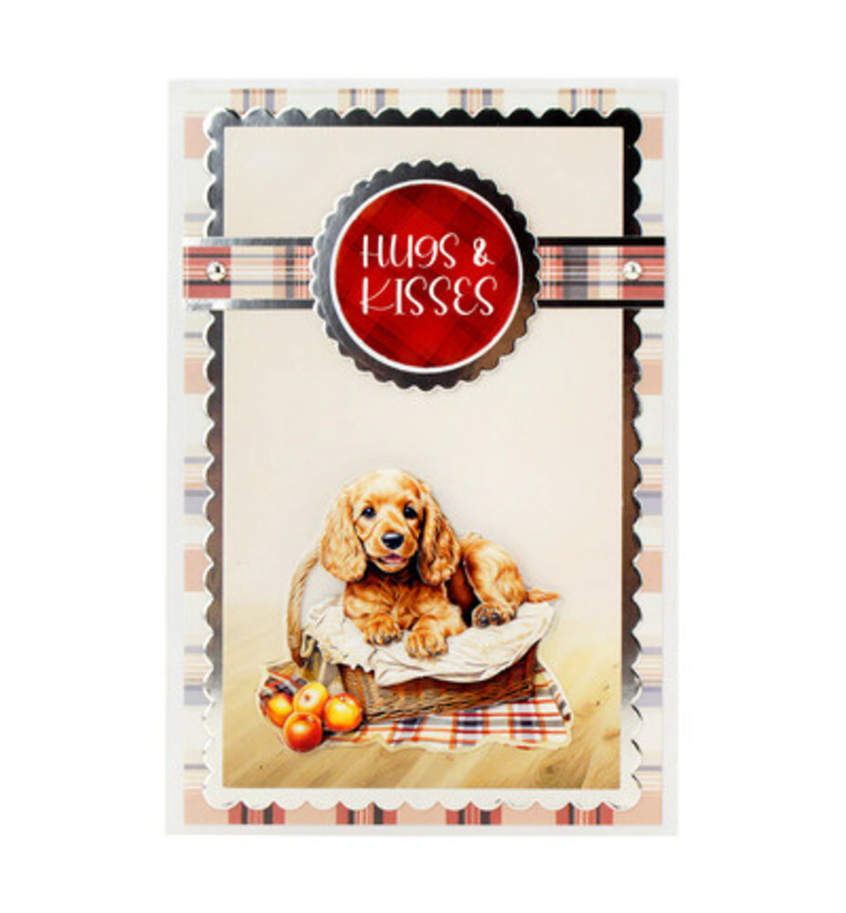 Katy Sue Picnic Pups Die Cut Topper & Decoupage Collection (7-10084PUP) Katy Sue Picnic Pups Die Cut Topper & Decoupage Collection (7-10084PUP)