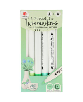 DécoTime 6 Porcelain Markers Seaweed Green (3218262)