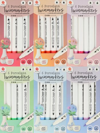 DécoTime Cozy Ceramic WAVE Porcelain Markers (3218262) DécoTime Cozy Ceramic WAVE Porcelain Markers (3218262)